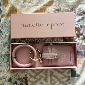 Nanette Lepore Keychain Wallet - Blush Pink